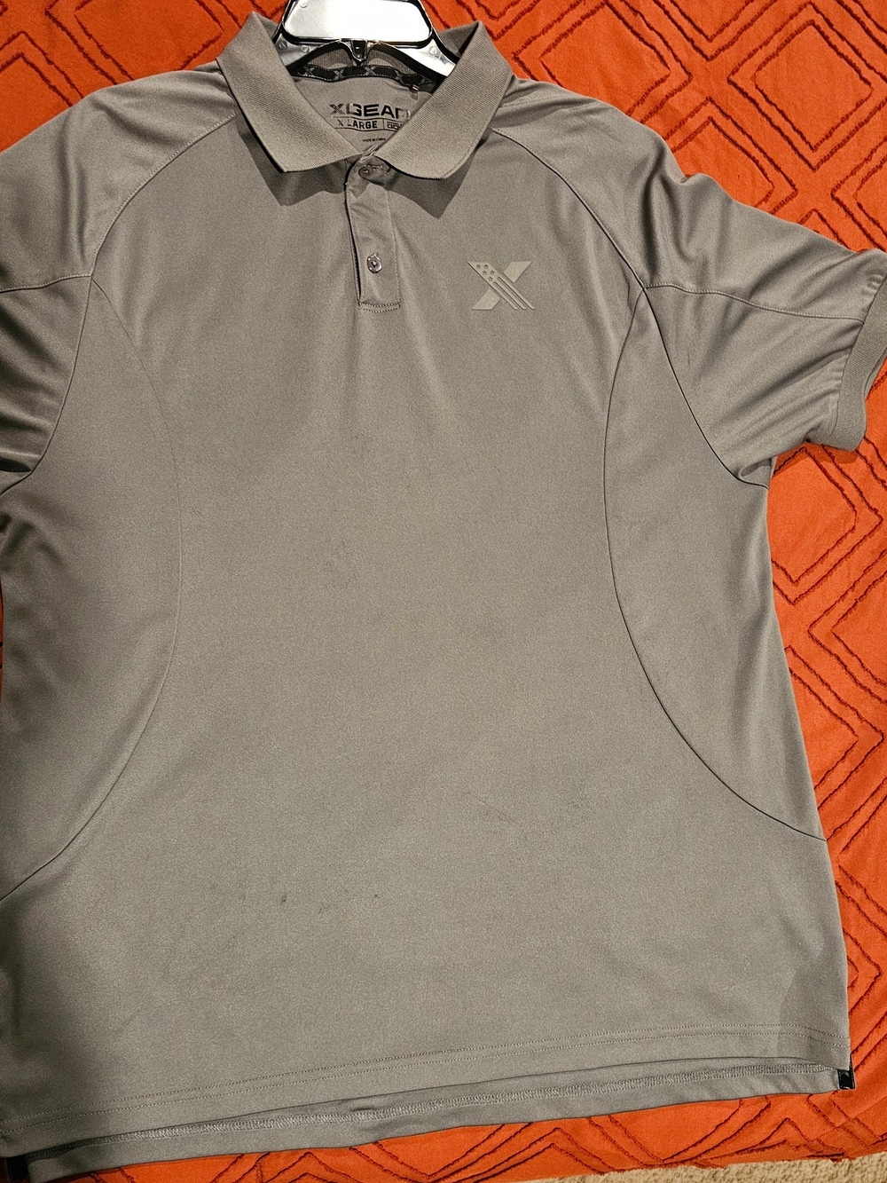 Men's GovX Grey Performance Polo